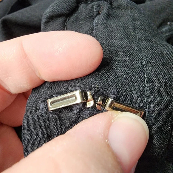 TORRID PLUS SIZE 22 BLACK DRESS PANTS, HOLE BY HOOK&EYE - Picture 8 of 8